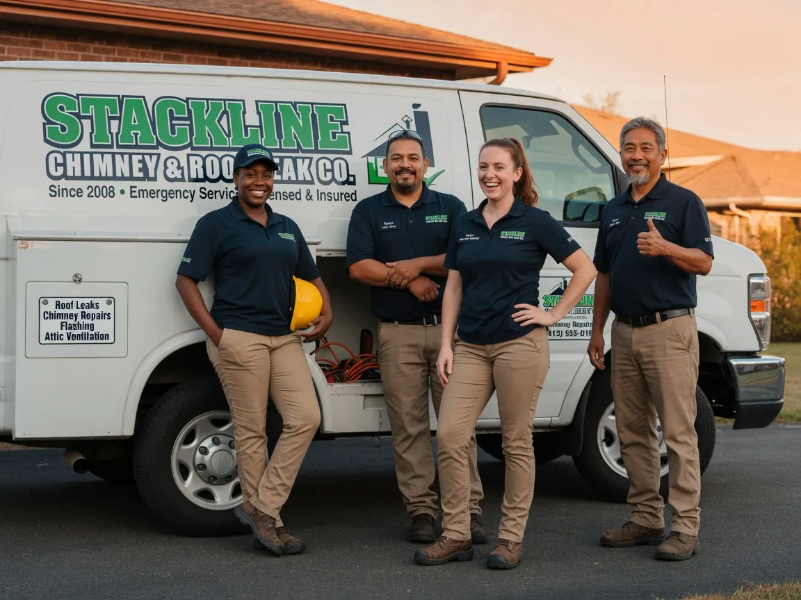 Chimney flashing repair company in Lawndale, IL